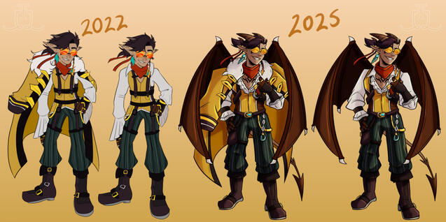 D&D OC 2023 vs 2025 redesign
