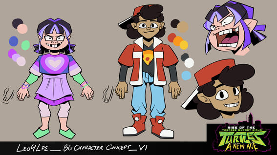 rottmnt: A new age BG characters