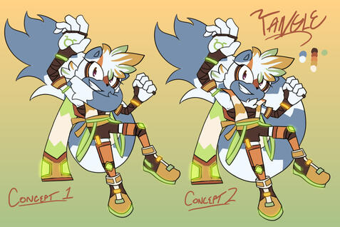 sonic fantasy tangle the lemur